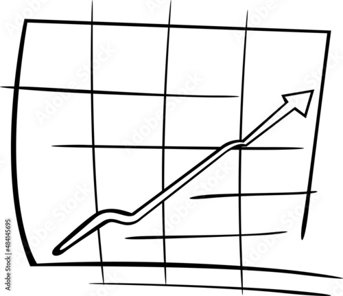The stock chart shows that the stocks rose significantly
