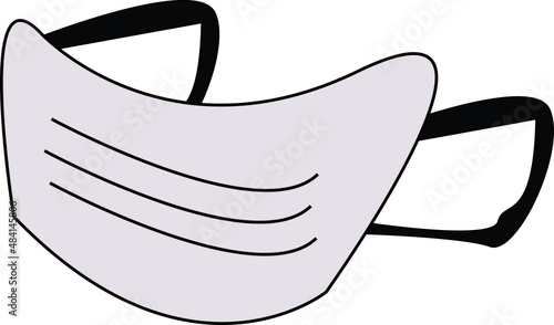simple health mask animation vector for your design needs