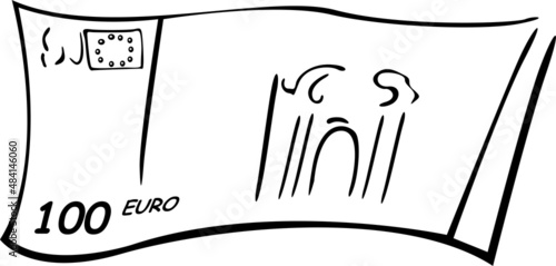The banknote is worth one hundred euro
