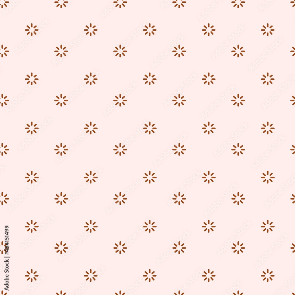 Boho stars seamless pattern. Doodle hand drawn stars background. Naive decor for nursery, kids room, apparel Boho stars seamless pattern. Doodle hand drawn stars background. Naive decor for nursery, kids room, apparel