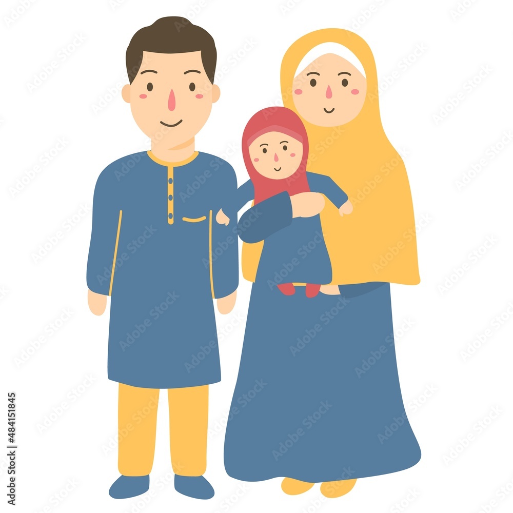 happy family illustration