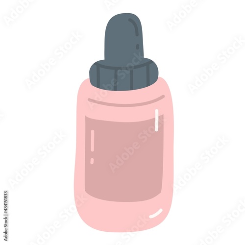 hand drawn skin care toner