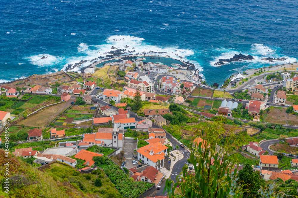 Porto Moniz at Madeira, Portugal