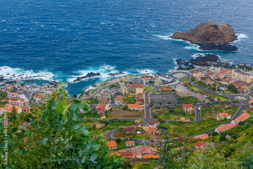 Porto Moniz at Madeira, Portugal