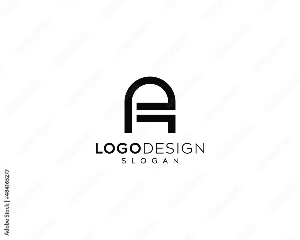 Abstract letter A logo-A vector logo design Abstract letter A logo-A vector logo design