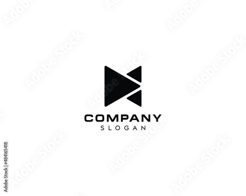Letter M Logo Design-Media icon logo design-M letter media icon logo design 