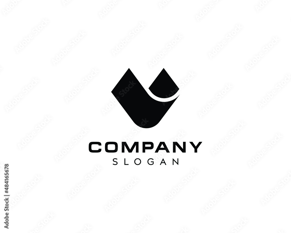 Abstract letter V logo vector design Abstract letter V logo vector design