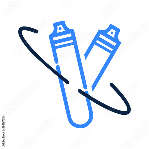 Atk saliva test antigen test kit blending icon