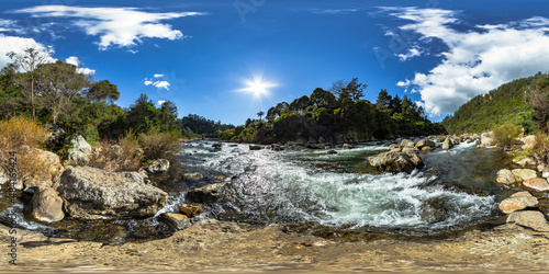 Ohinemuri River - The Crown Mines - Karangahake Gorge - Waikino - Coromandel Peninsula - Waikato - New Zealand photo