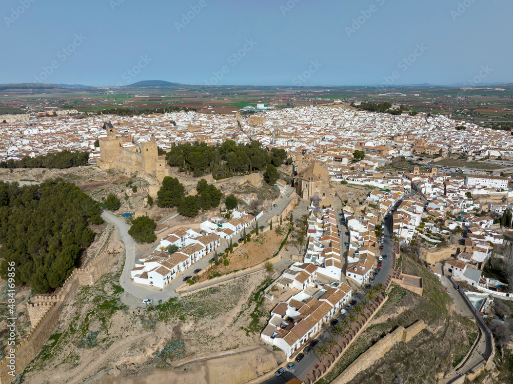 vistas del municipio de Antequera en la provincia de Málaga, Andalucía