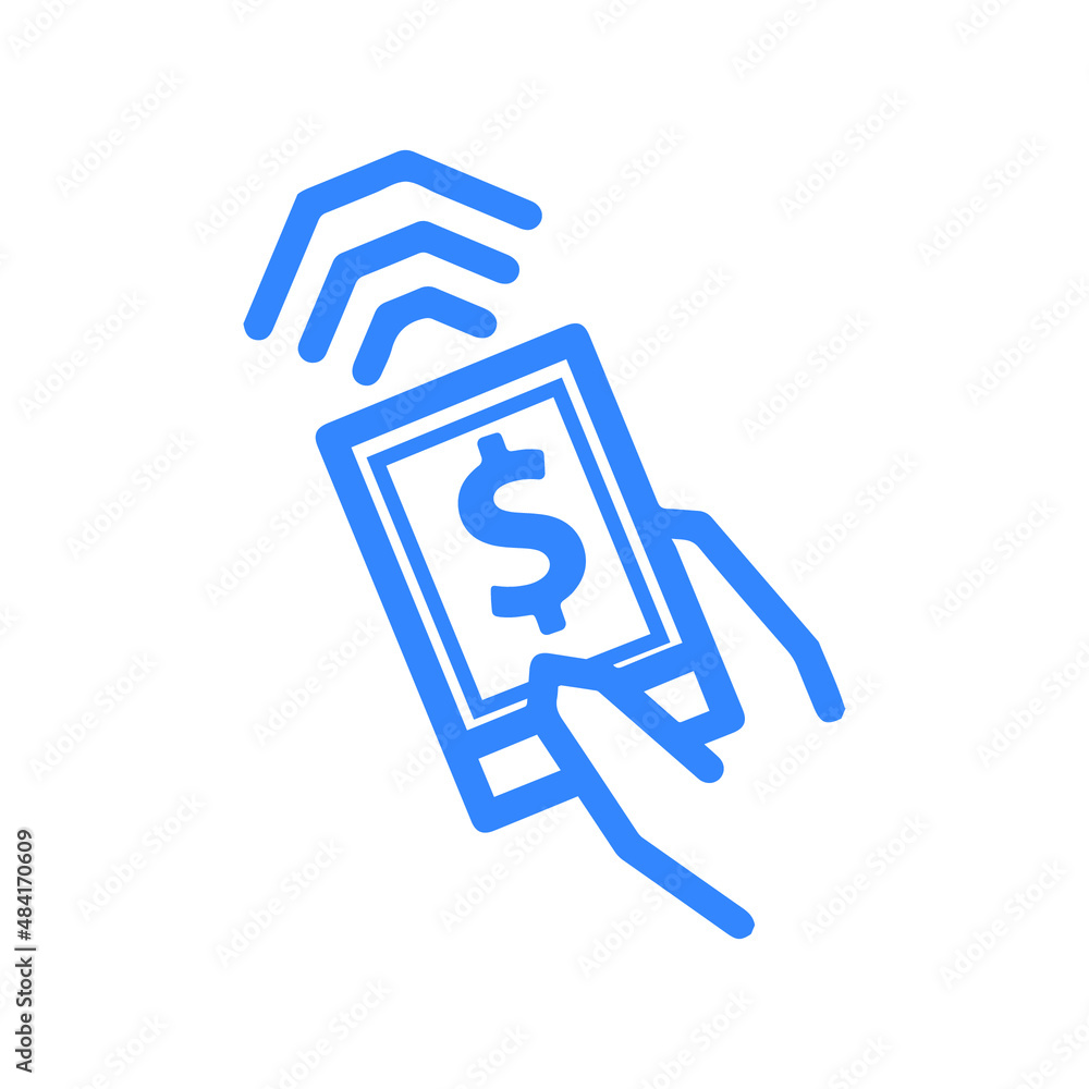 Payment cash dollar or finance hand icon Payment cash dollar or finance hand icon