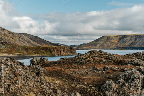 Księżycowy krajobraz Islandii