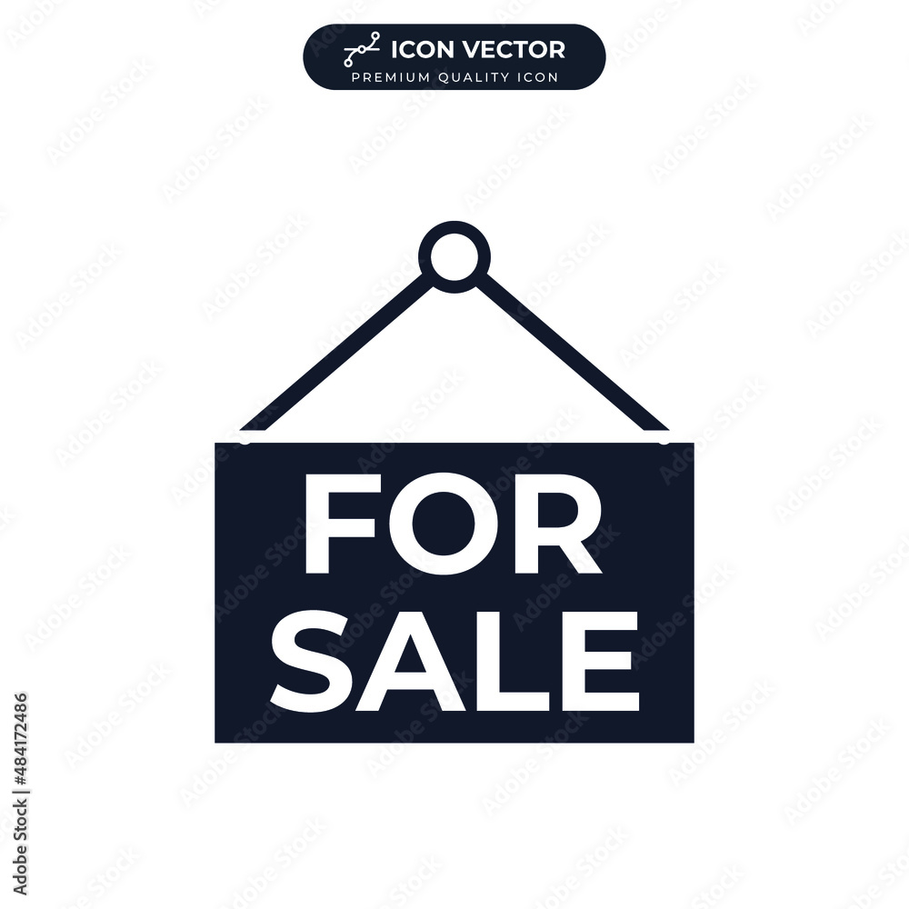 For sale icon symbol template for graphic and web design collection logo vector illustration For sale icon symbol template for graphic and web design collection logo vector illustration
