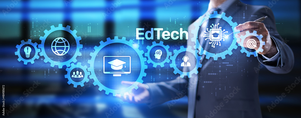 EdTech Education Technology e-learning online learning internet technology concept. EdTech Education Technology e-learning online learning internet technology concept.