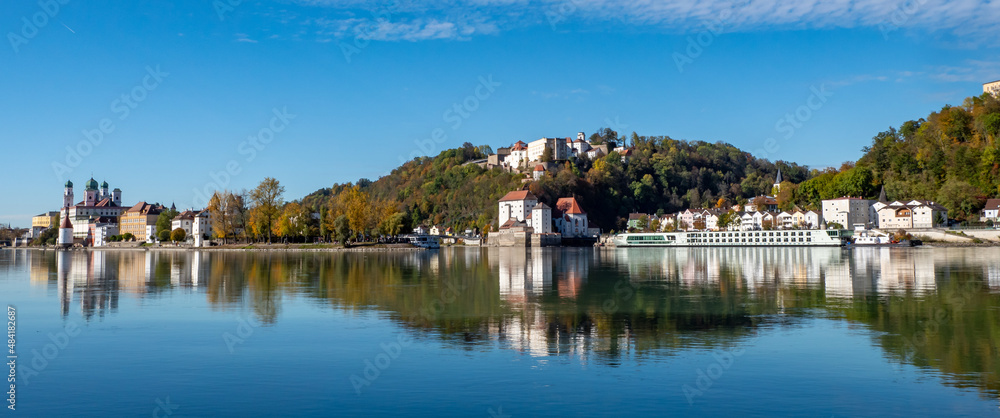 Panorama von Passau in Bayern