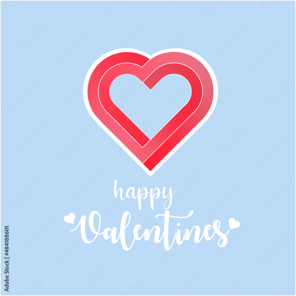 minimalist valentine's day card
