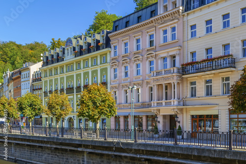 Wallpaper Mural Embankment of Tepla river, Karlovy Vary, Czech republic Torontodigital.ca