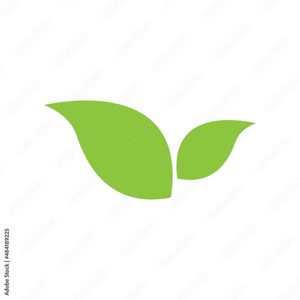 leaf logo icon vector design template leaf logo icon vector design template