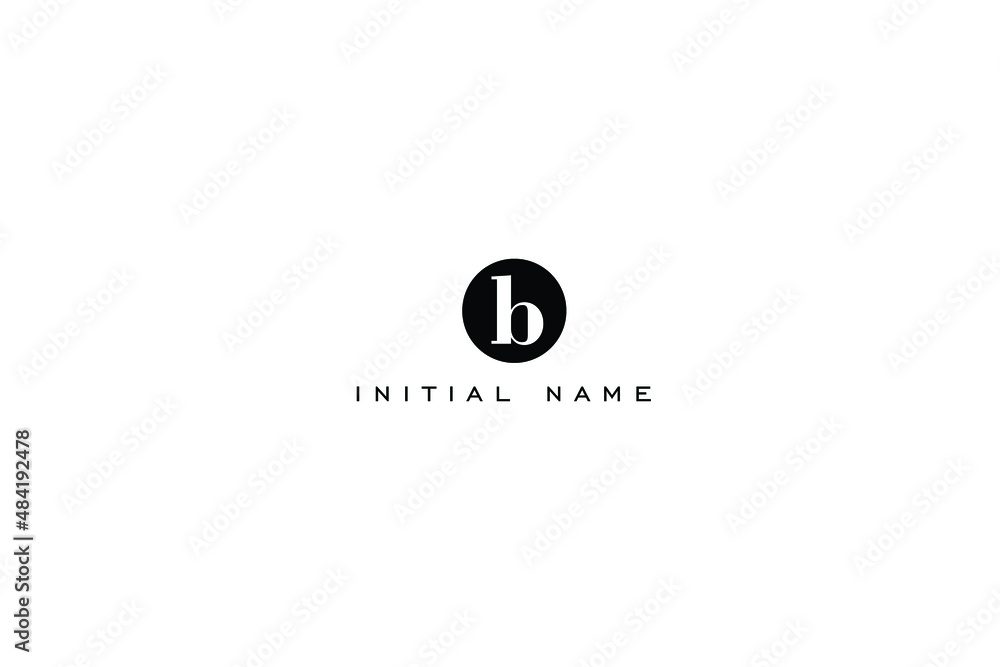 Simple and Elegant circular logo of letter B with polygon for company name or initial name. Simple and Elegant circular logo of letter B with polygon for company name or initial name.