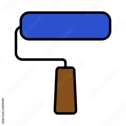 Icon Of Construction Paint Brushes