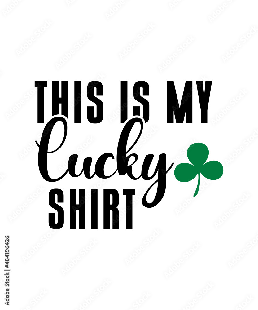 Fototapeta premium St Patricks day SVG Bundle, shamrock svg, clover svg, lucky svg, irish svg, beer svg, shenanigans svg, pinch me svg, svg quotes, cricut svg