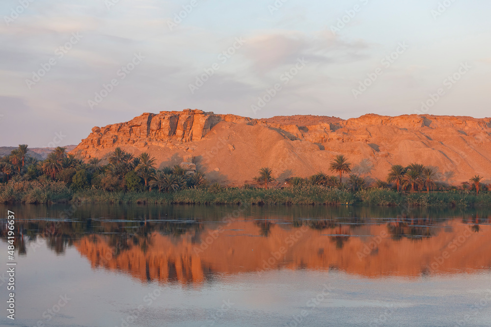 Nil bei Sonnenaufgang, Ägypten
