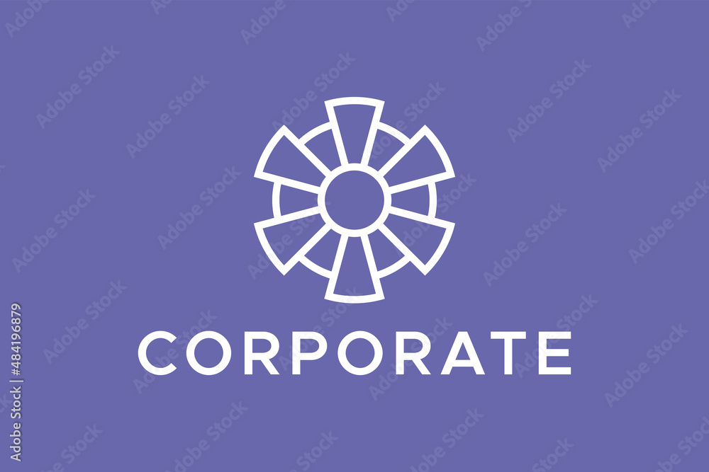 Simple and Minimalist Logo Abstract for Business Technology Simple and Minimalist Logo Abstract for Business Technology