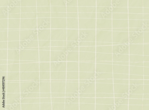 White grid on light green background. Hand drawn texture, backdrop, cover, banner.	