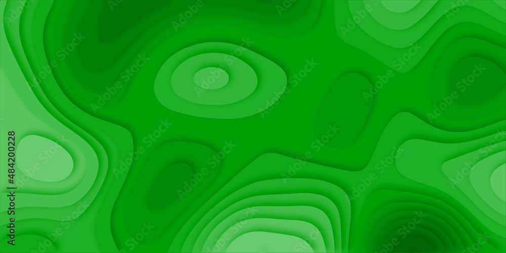 Abstract green background with circles .Modern and creative papercut and color multi layer gradient on vector green pattern background . Light green paper cut background. Abstract green background with circles .Modern and creative papercut and color multi layer gradient on vector green pattern background . Light green paper cut background.