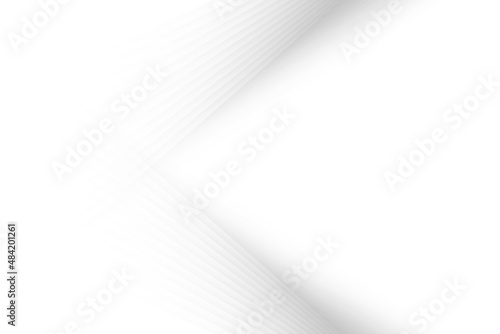 Abstract white and gray color, modern design background with geometric shape. Vector illustration.