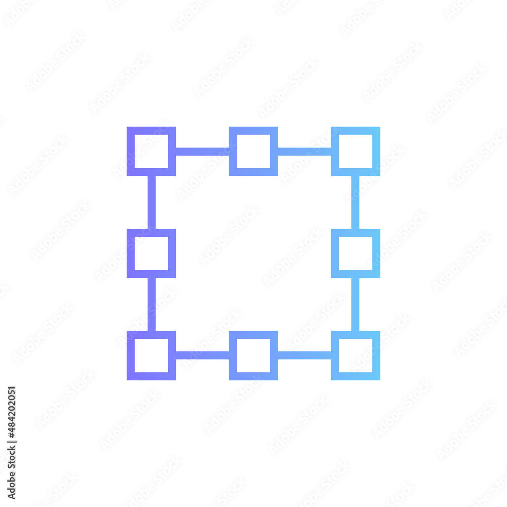 free transform tool vector icon with gradient free transform tool vector icon with gradient