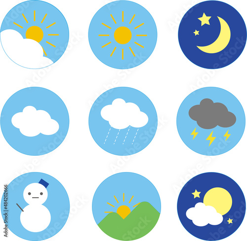 天気のアイコン　Weather