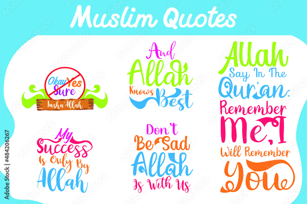 Set of Islam Quotes