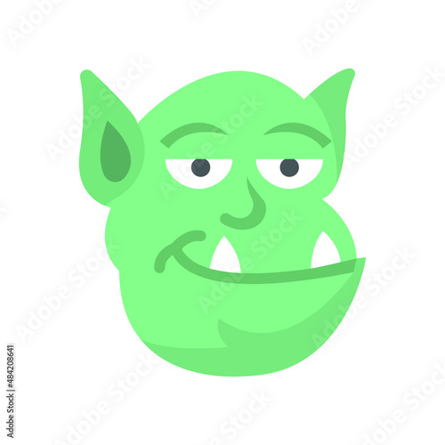 Fotografie Ogre Vector icon which is suitable for commercial work and easily modify or edit