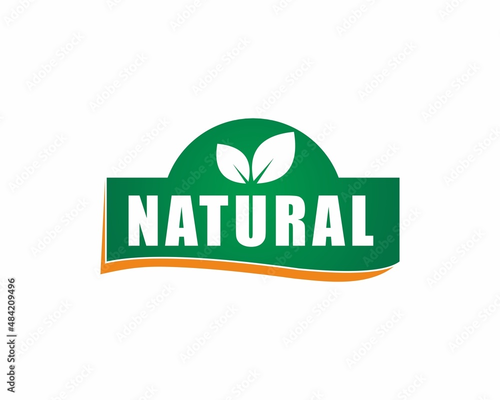 100% natural label sticker badge Vector, natural label 100% natural label sticker badge Vector, natural label