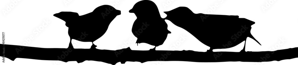 Birds On A Branch Silhouettes Birds On A Branch SVG EPS PNG Birds On A Branch Silhouettes Birds On A Branch SVG EPS PNG