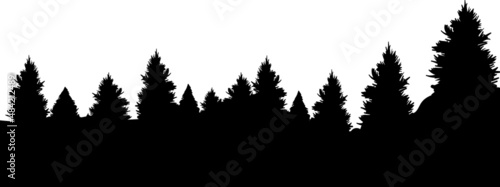 Forest Landscape Silhouettes Forest Landscape SVG EPS PNG