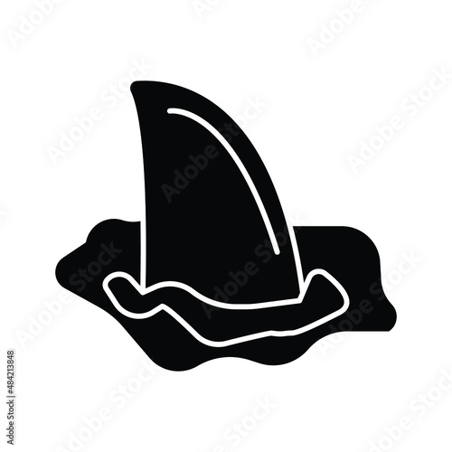 ocean shark Vector icon which is suitable for commercial work and easily modify or edit it

 photo