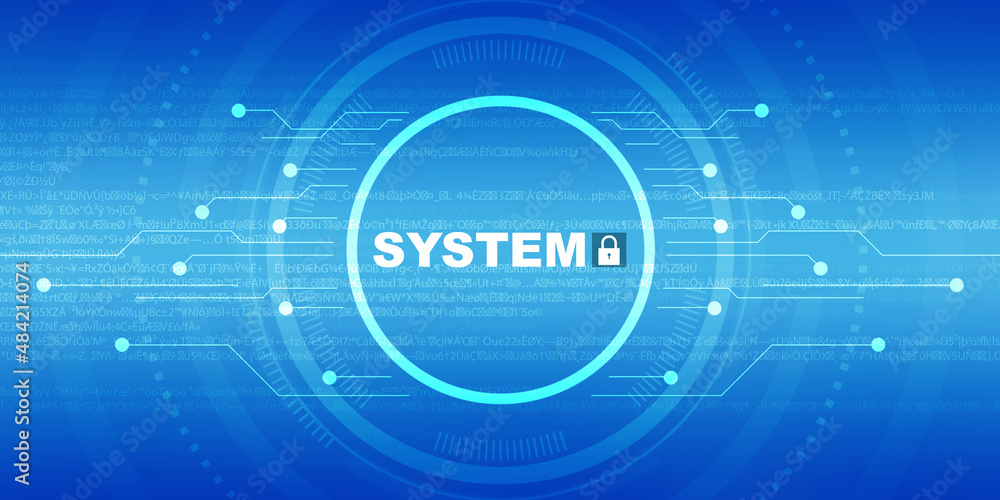 Obraz premium 2d illustration technology background concept