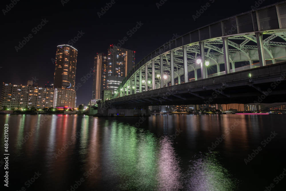Naklejka premium 東京の夜景
