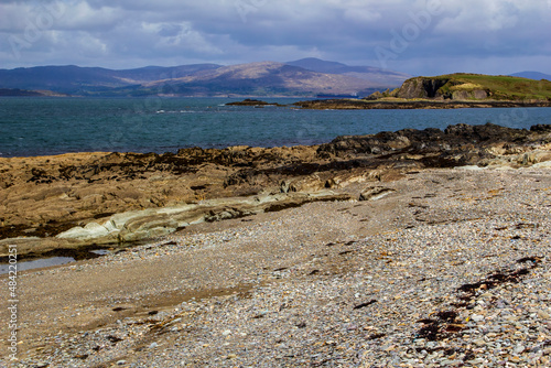 Obraz na plátne Caha Mountains seen across Bantry Bay