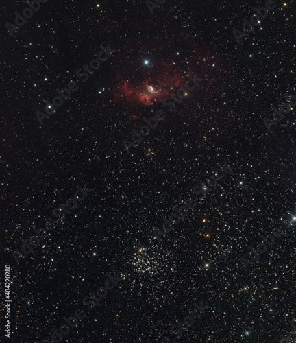 The Bubble Nebula, M52