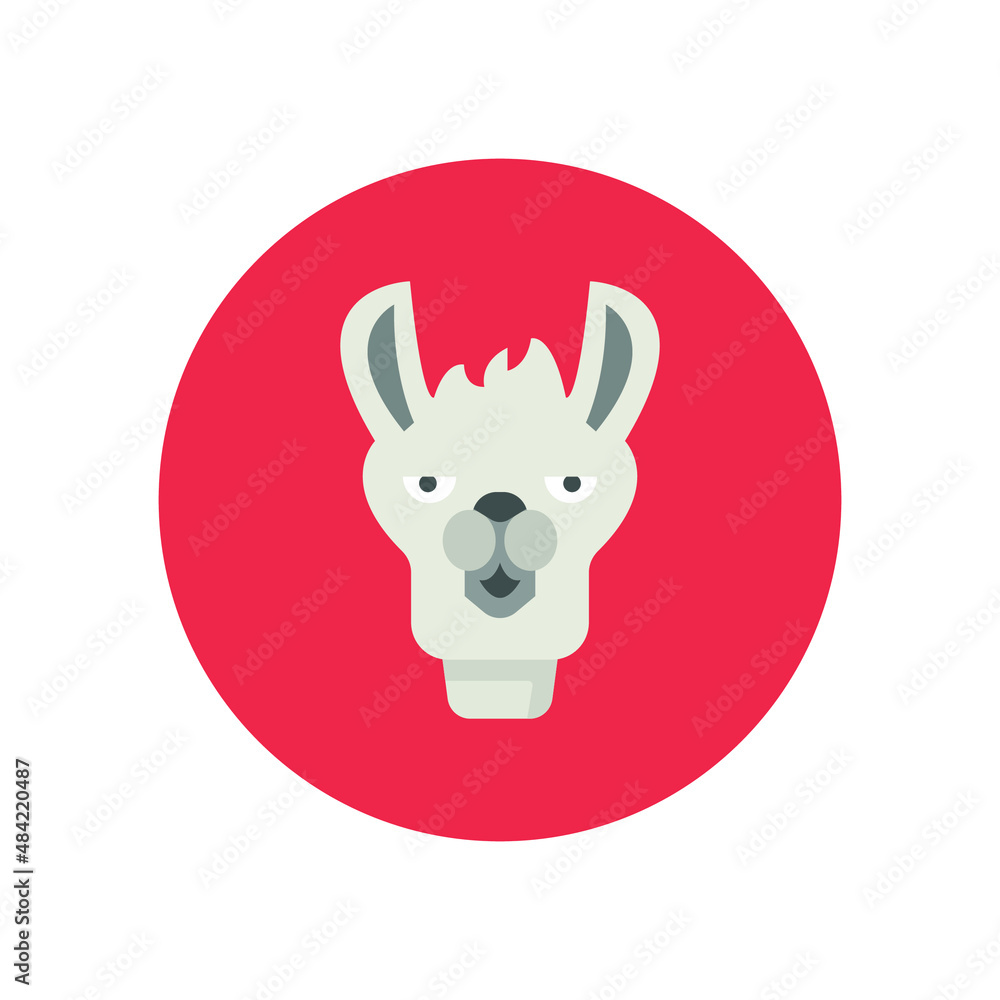 Llama animal Vector icon which is suitable for commercial work and easily modify or edit it
Llama animal Vector icon which is suitable for commercial work and easily modify or edit it