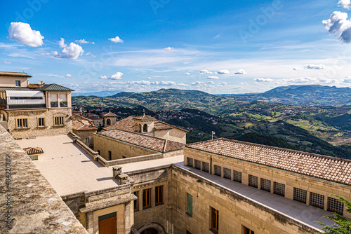 View from the top of San Marino. photo