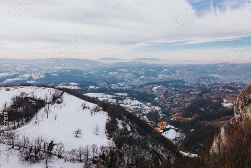 view from the top of the mountain