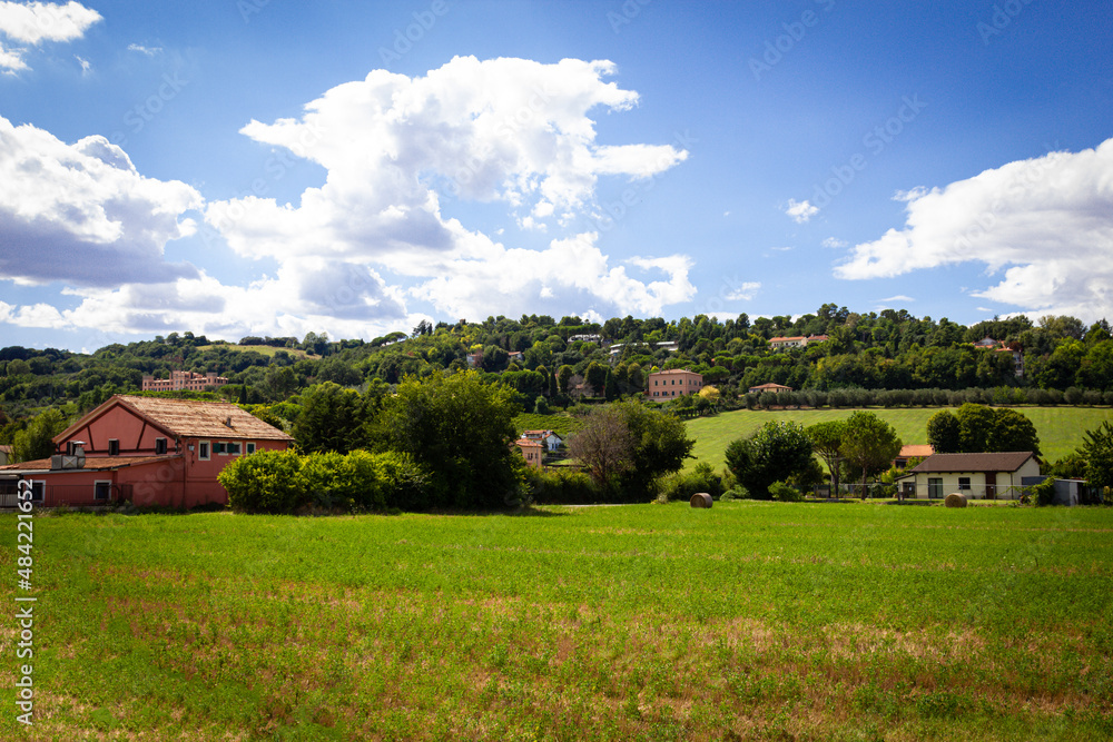 San Marino countryside at summer.