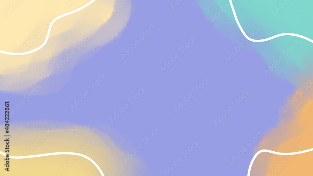 Ultra HD 4K aesthetic pastel watercolor presentation backgrounds and ...