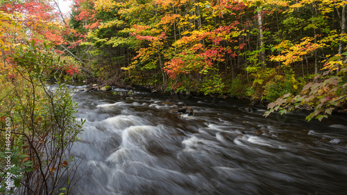 Miller's Falls in Autumn, Fall River, Nova Scotia photo