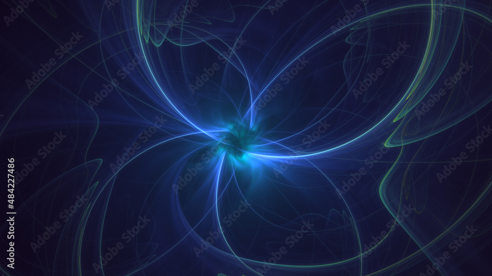 3D rendering abstract colorful fractal light background 3D rendering abstract colorful fractal light background