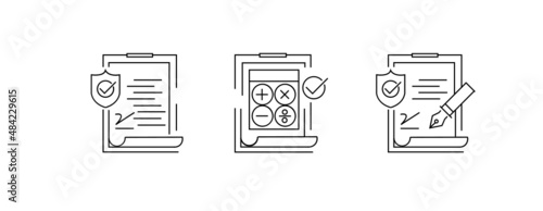 Icons for financial